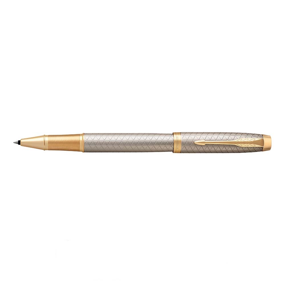 Parker IM Premium Warm Silver GT Rollerball