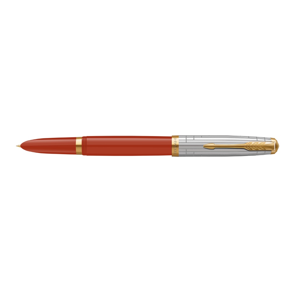 Parker 51 Premium Red Rage GT Fountain pen Vulpen Fountain pen