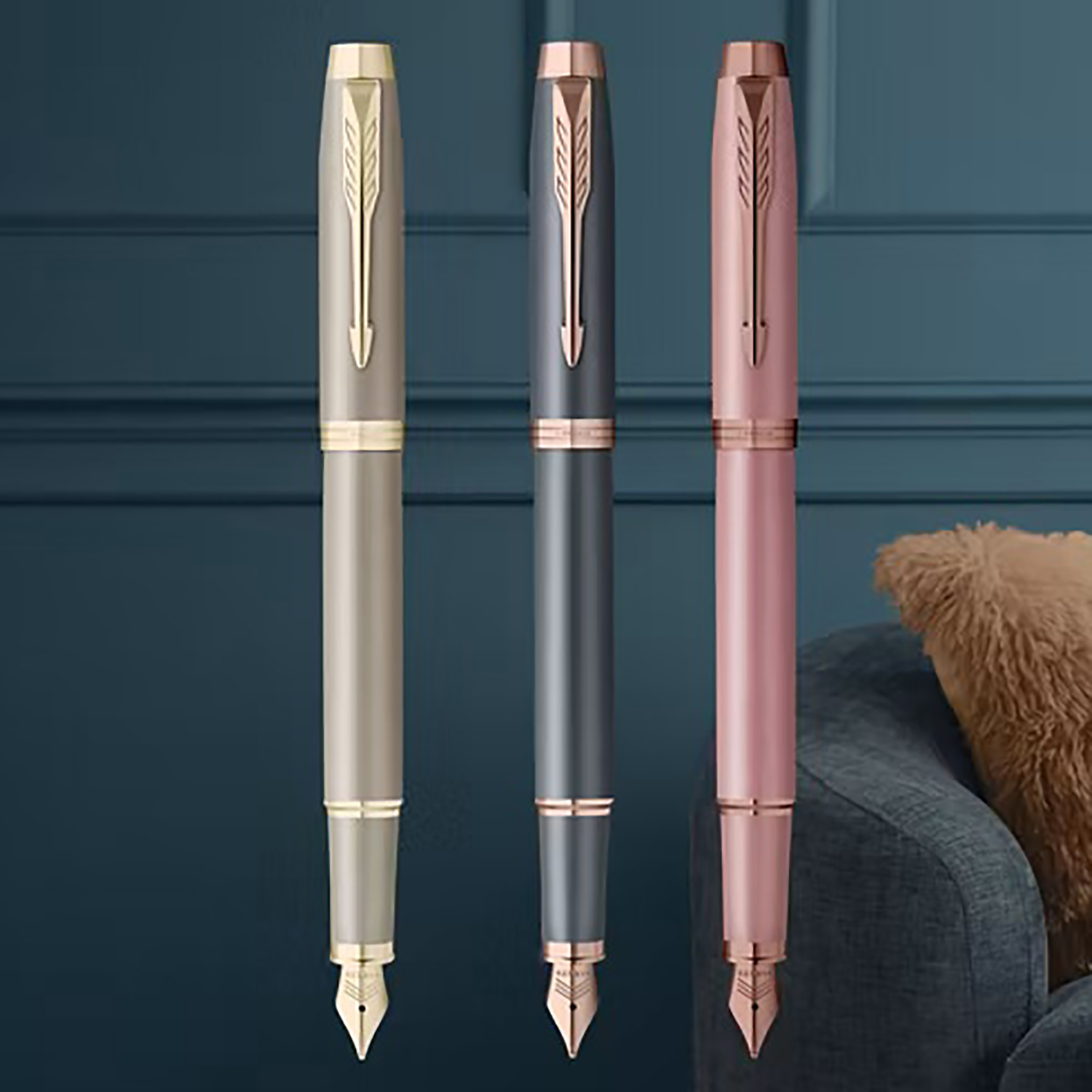 Parker IM Finishing Touch Slate Grey RGT Estilográfica