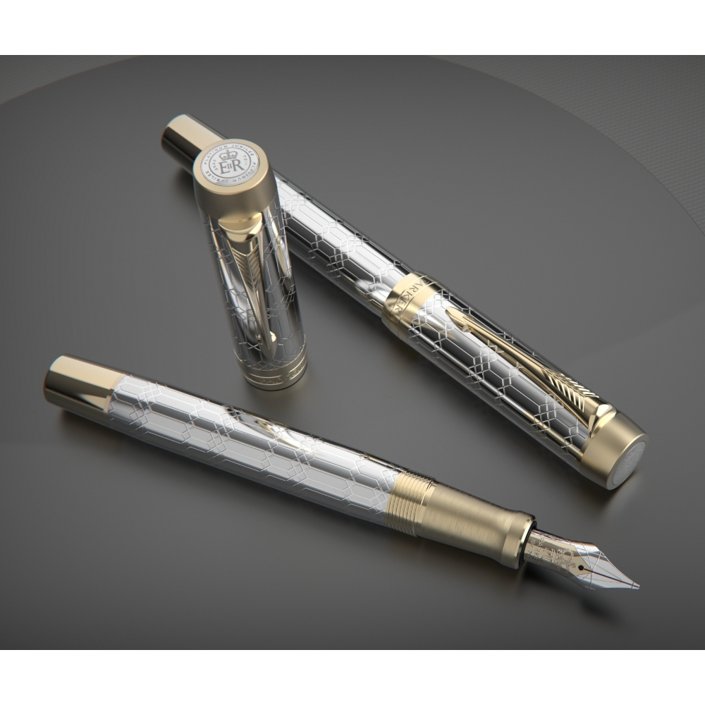 Parker Duofold Queen's Platinum Jubilee 2022 Special Edition Fountain Pen Parker Duofold Queen's Platinum Jubilee 2022 Special Edition Fountain Pen