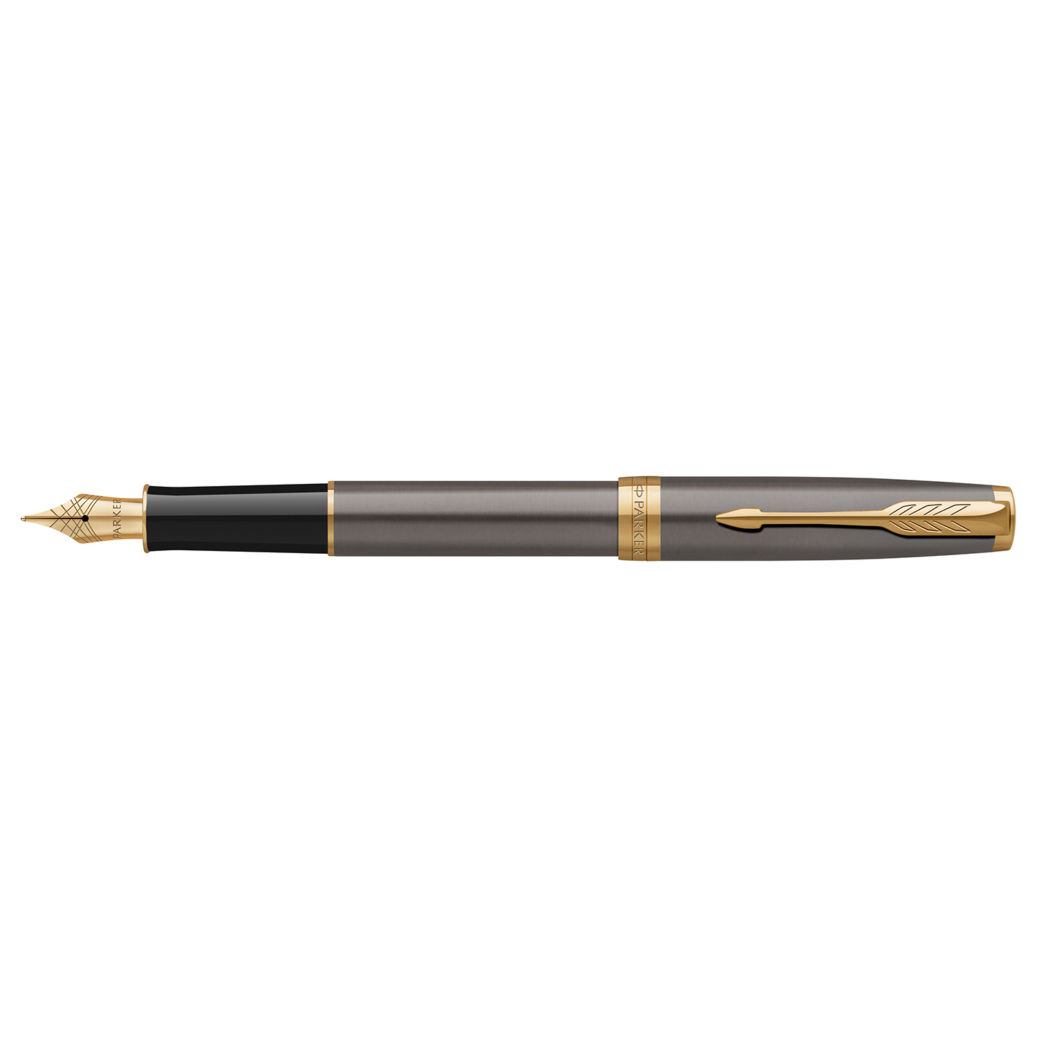 Parker Sonnet Grey Core GT Fountain pen - Vulpen / Fountain pen