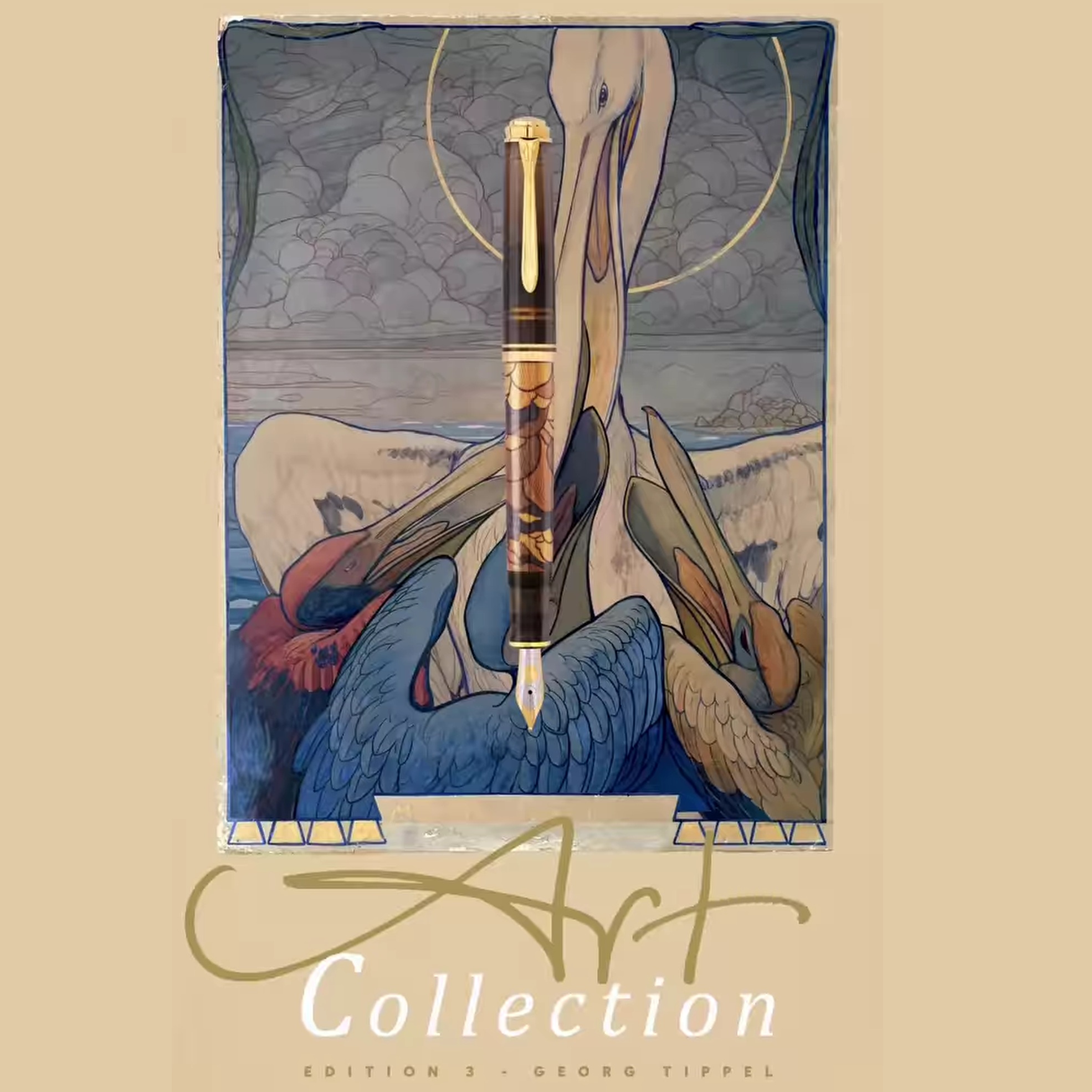Pelikan Souverän M600 Art Collection Georg Tippel Special Edition Fountain pen