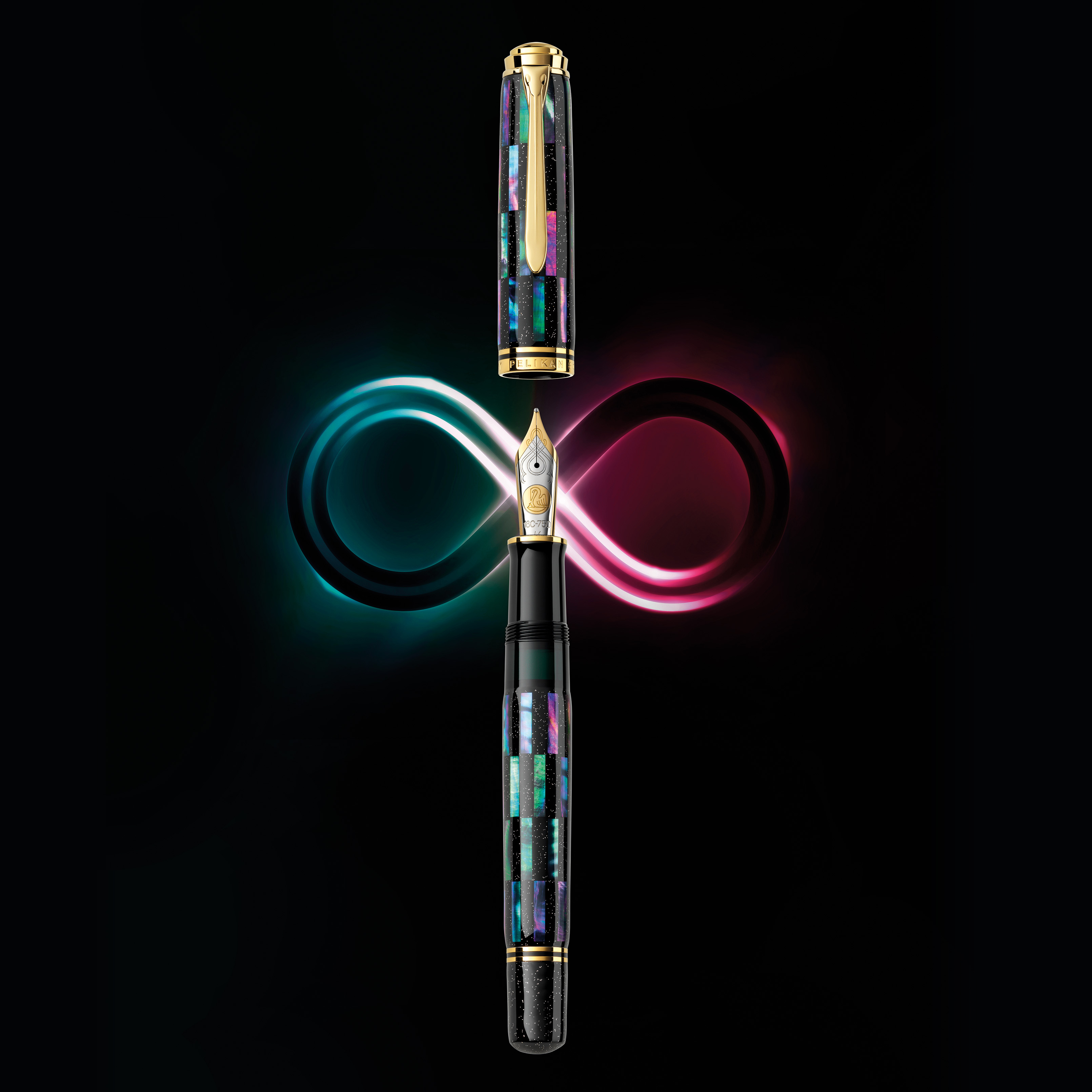 Pelikan Souverän M1000 Raden Black Infinity LE Reservoarpenna