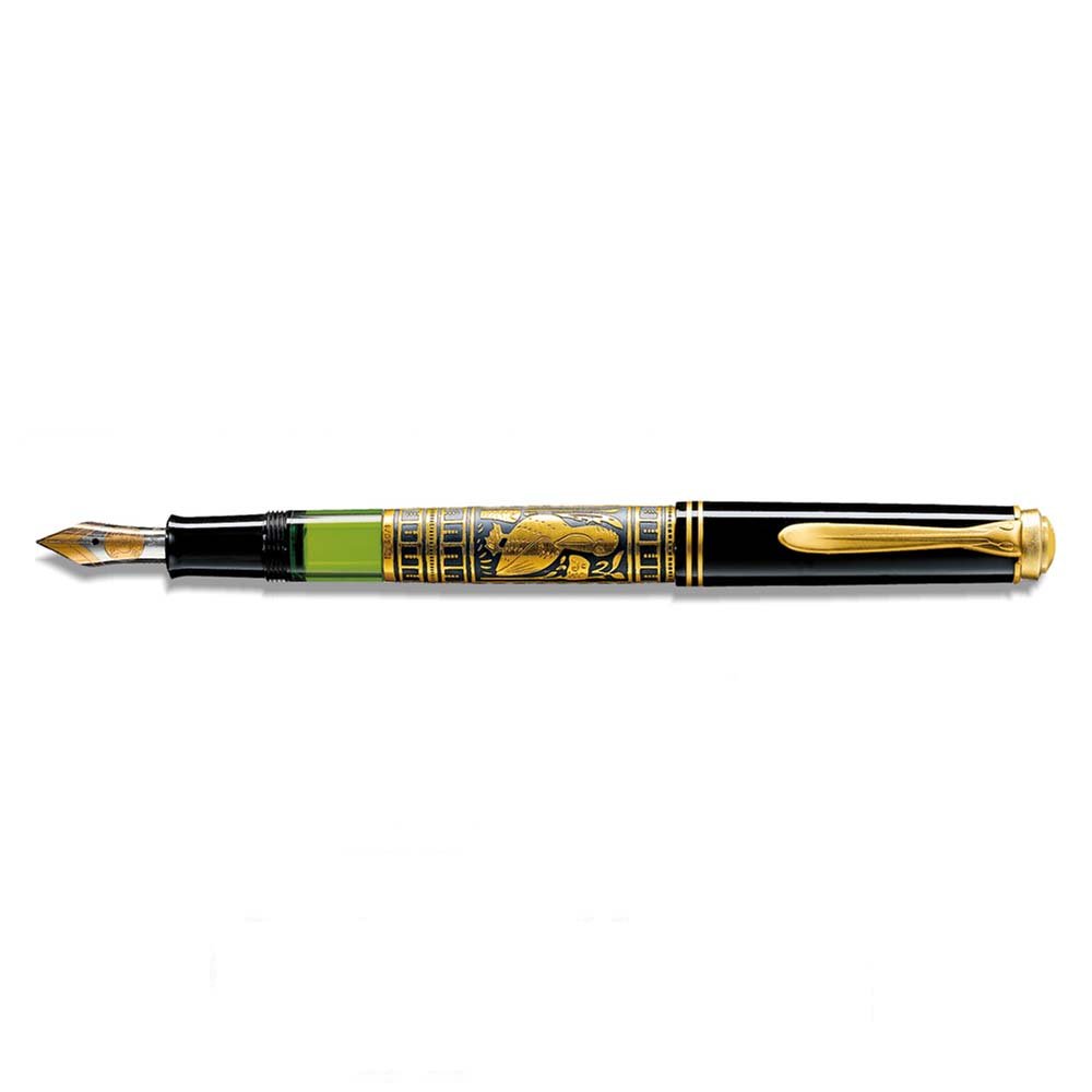 Pelikan Toledo M700 Fountain Pen, Gold Plated Silver, 927822