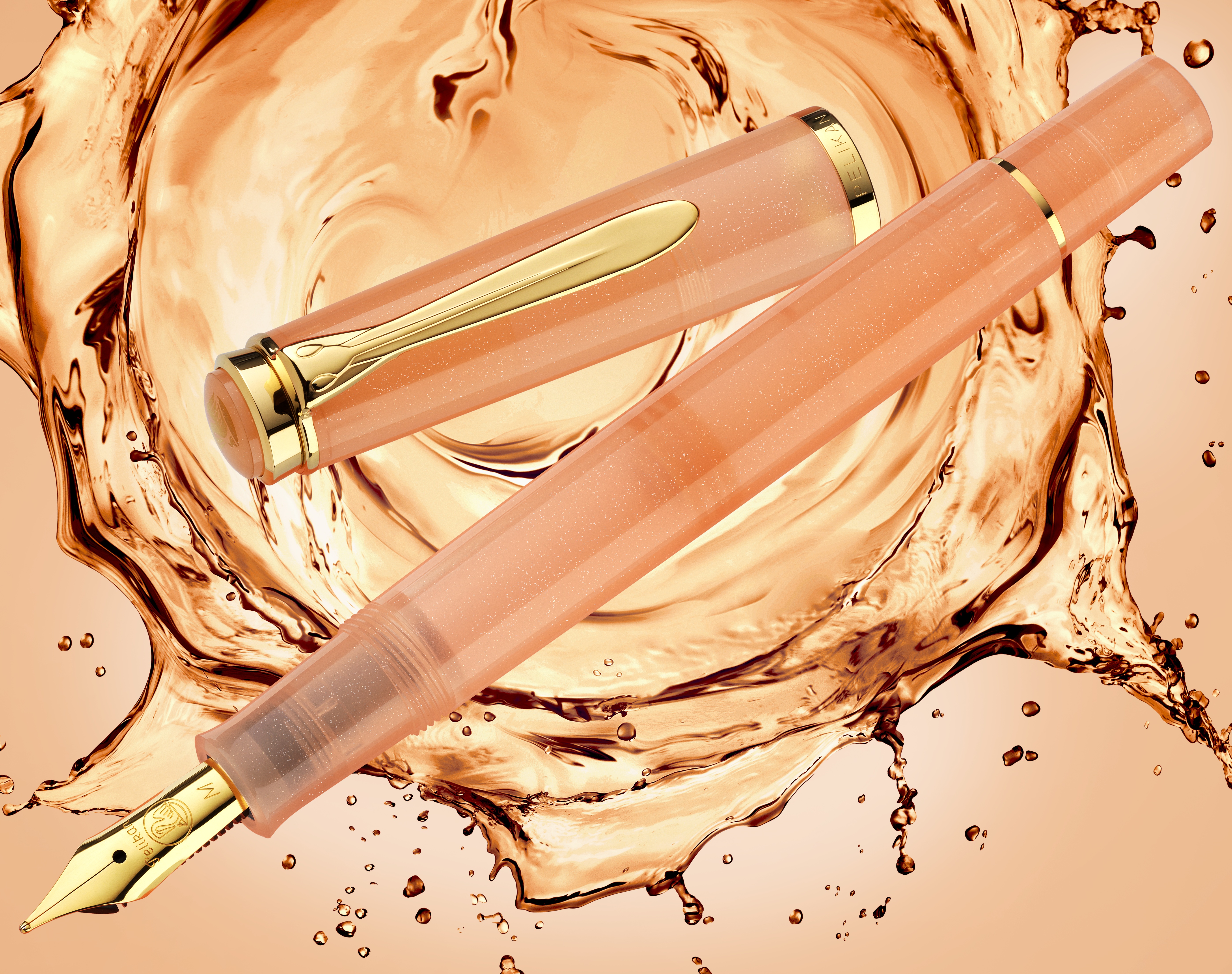 Pelikan Classic M200 Edición Especial Apricot Achat Pluma Estilográfica