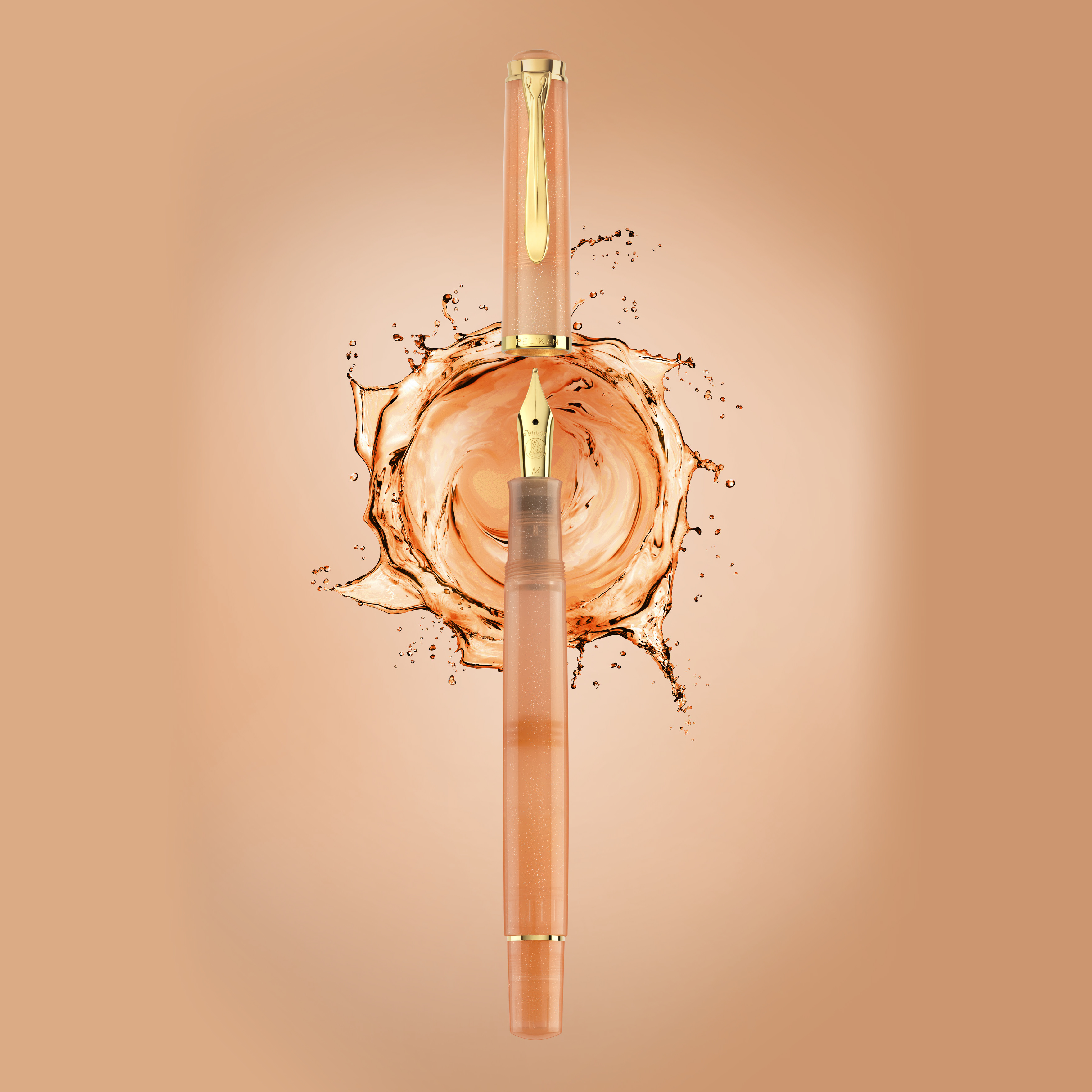 Pelikan Classic M200 Edición Especial Apricot Achat Pluma Estilográfica