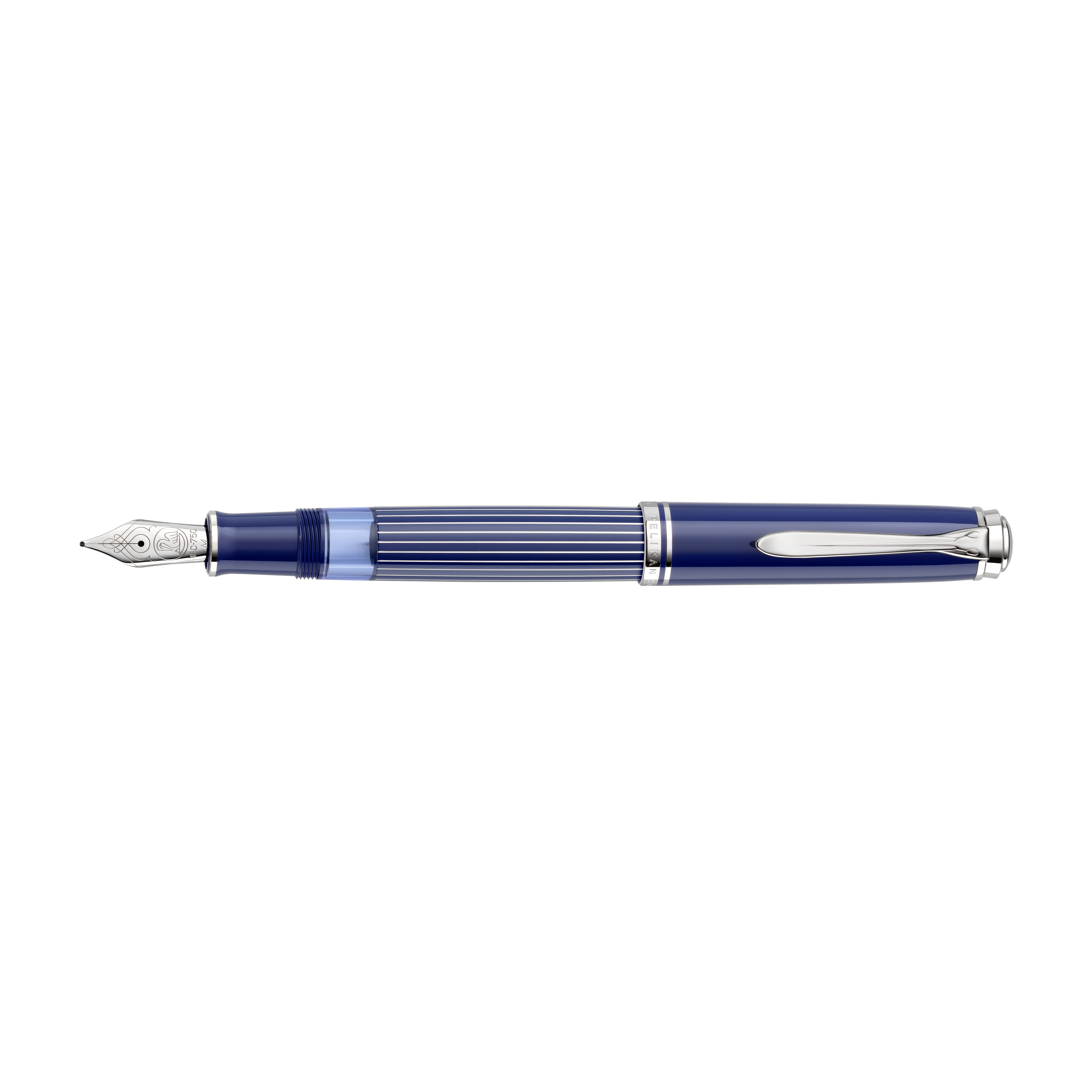Pelikan Souverän M815 Metal Striped Blue Fountain pen Pelikan Souverän M815 Metal Striped Blue Fountain pen