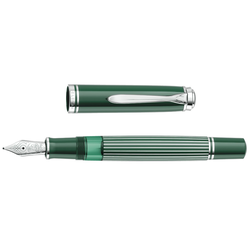 Pelikan Souverän M815 Metal Striped Green Fountain pen