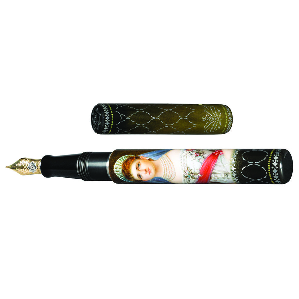 Phoenix Lacquer Art Russian Empire Nikolas and Alexandra Fountain pen 