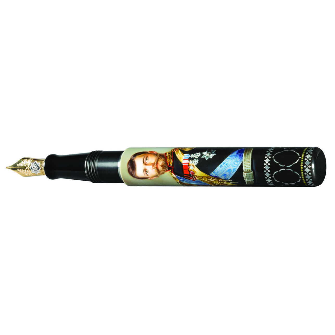 Phoenix Lacquer Art Russian Empire Nikolas and Alexandra Fountain pen 