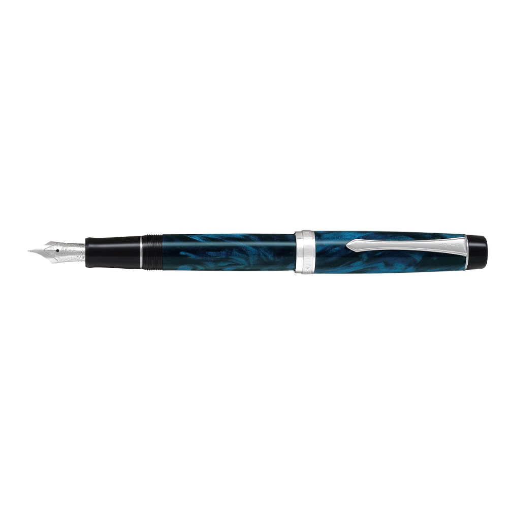 Pilot Custom Heritage SE Blauw Marmeren Vulpen