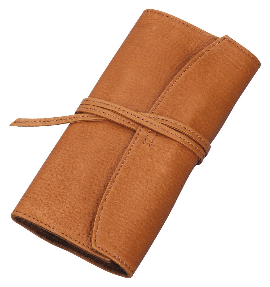 Pilot Pensemble Leather Pen Case Camel (Fivefold)