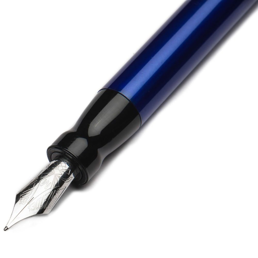 Pineider La Grande Bellezza Full Metal Jacket Lightning Blue Fountain pen