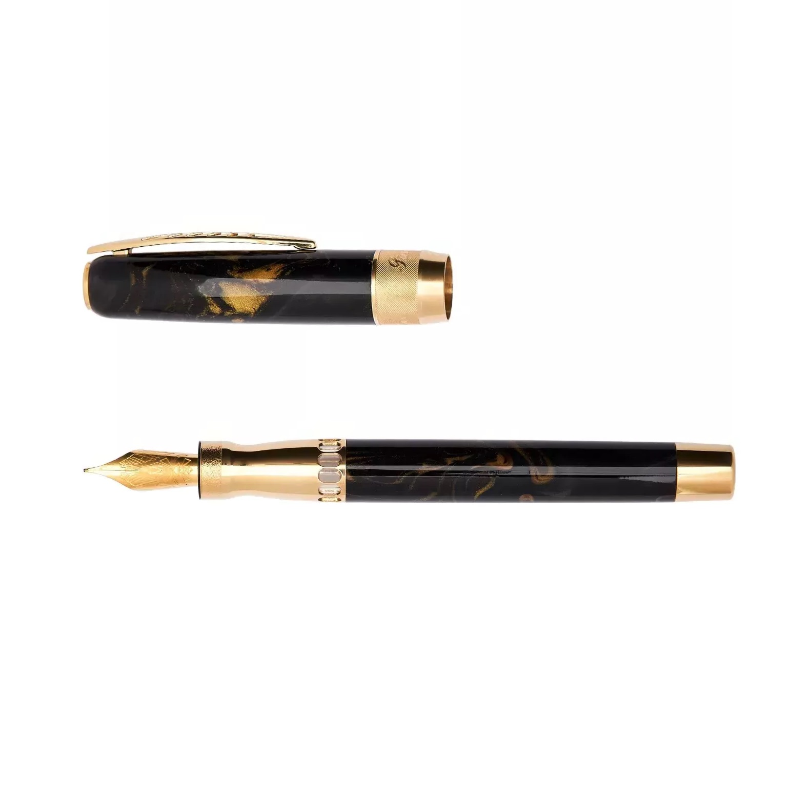 Pineider La Grande Bellezza Rock Midnight Black GT Vulpen