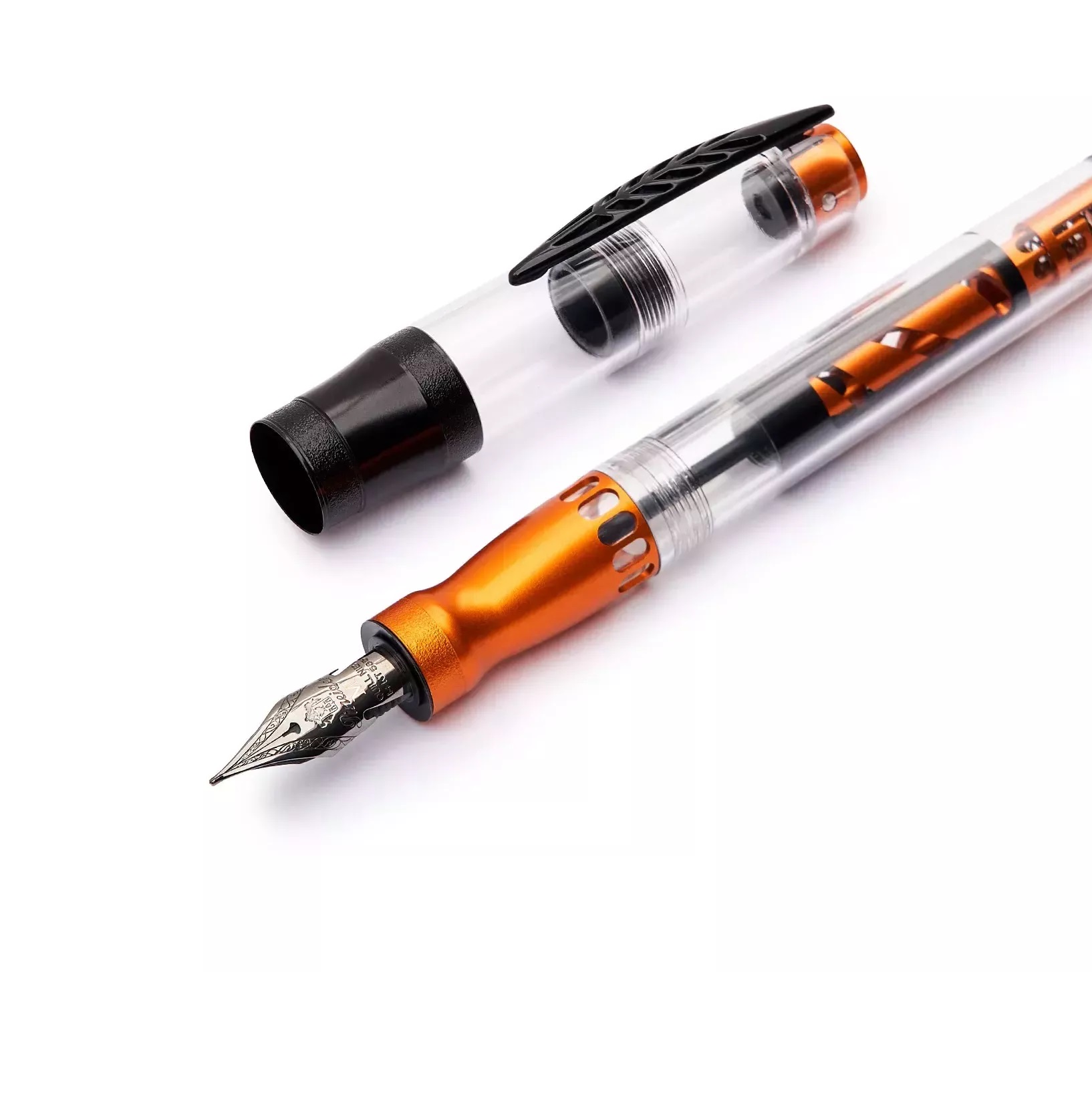 Pineider Mistery Fast Filler Demo Sunrise Orange RT Fountain pen