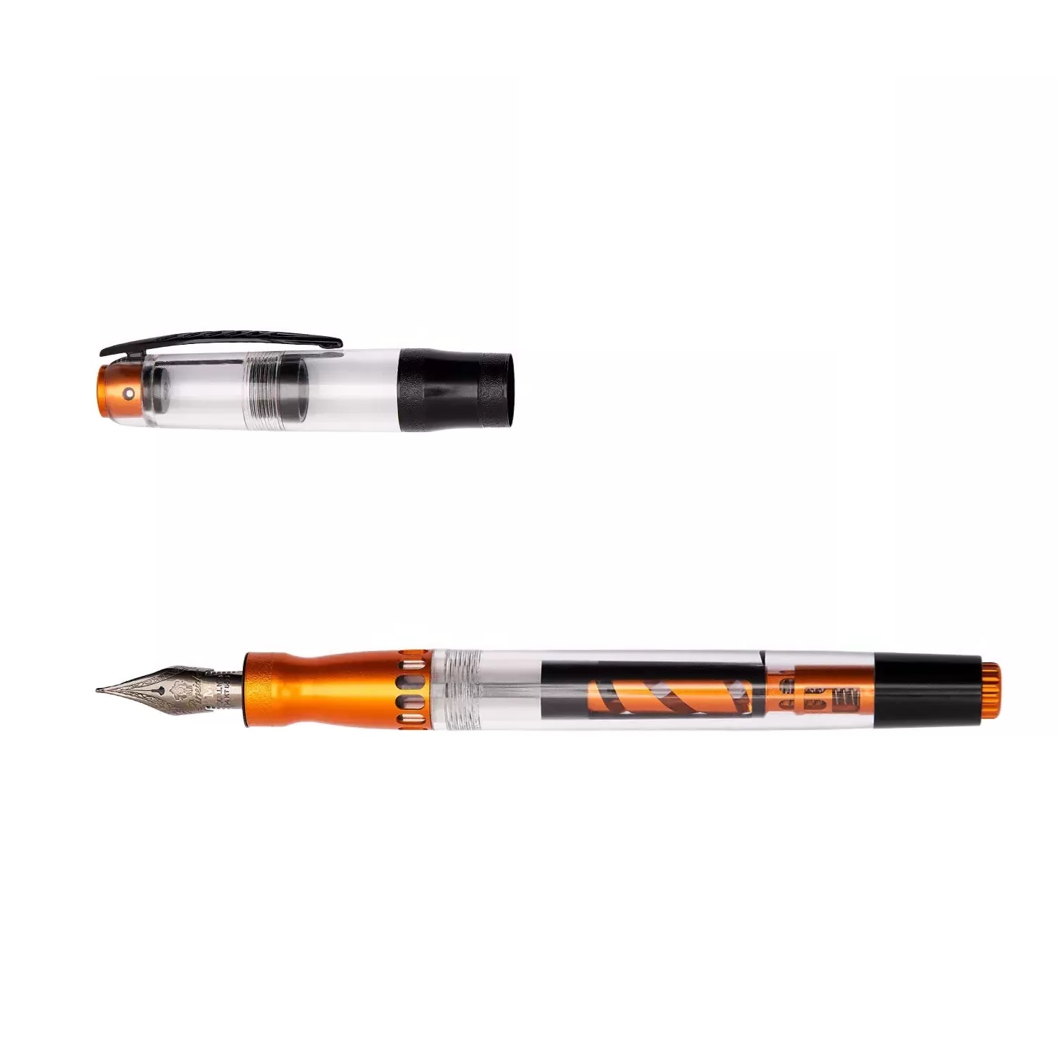 Pineider Mistery Fast Filler Demo Sunrise Orange RT Fountain pen