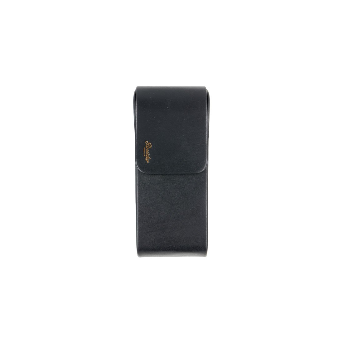 Pineider Leather Black Pen Pouch Triple Pineider Leather Black Pen Pouch Triple