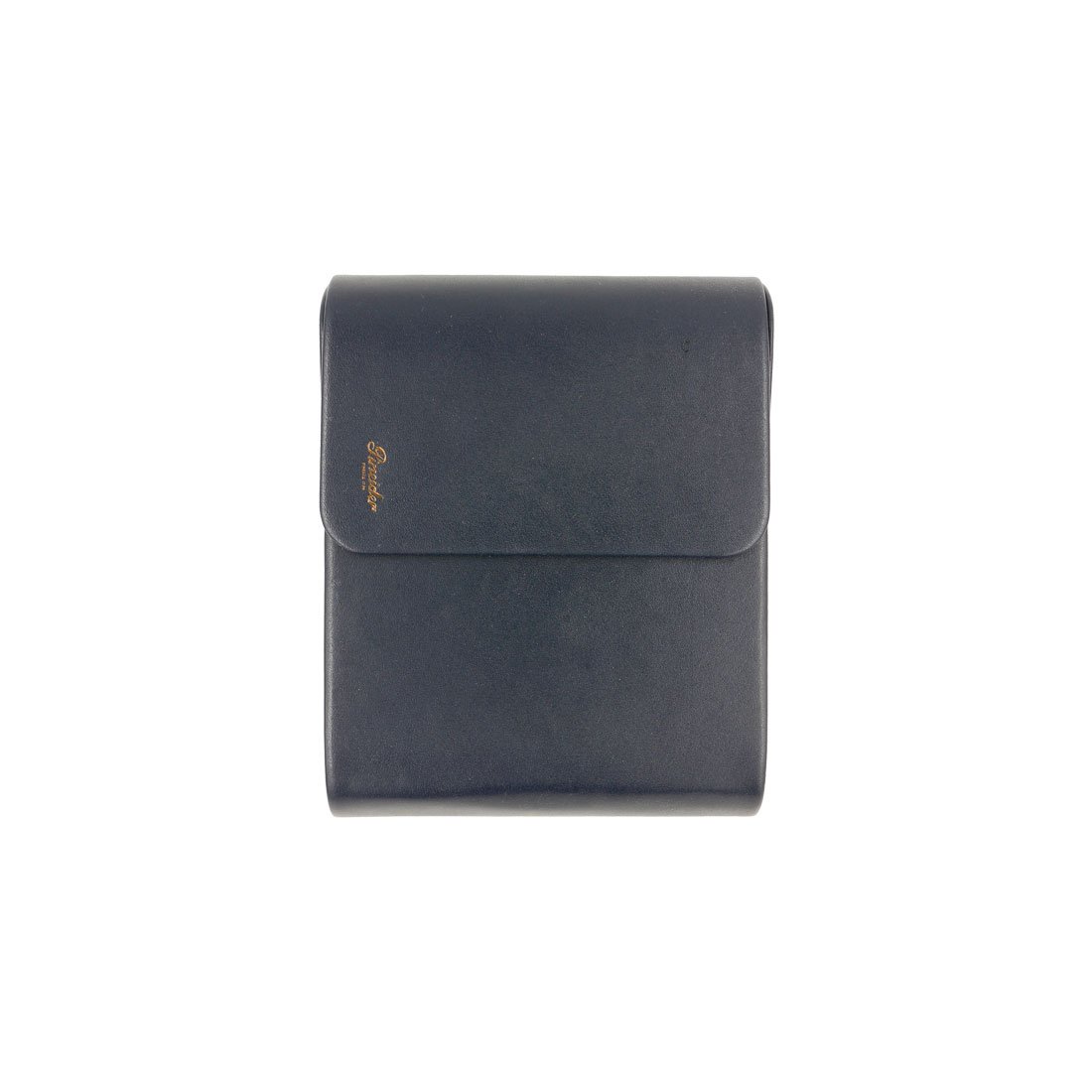 Pineider Leather Blue Pen Pouch Sixfold