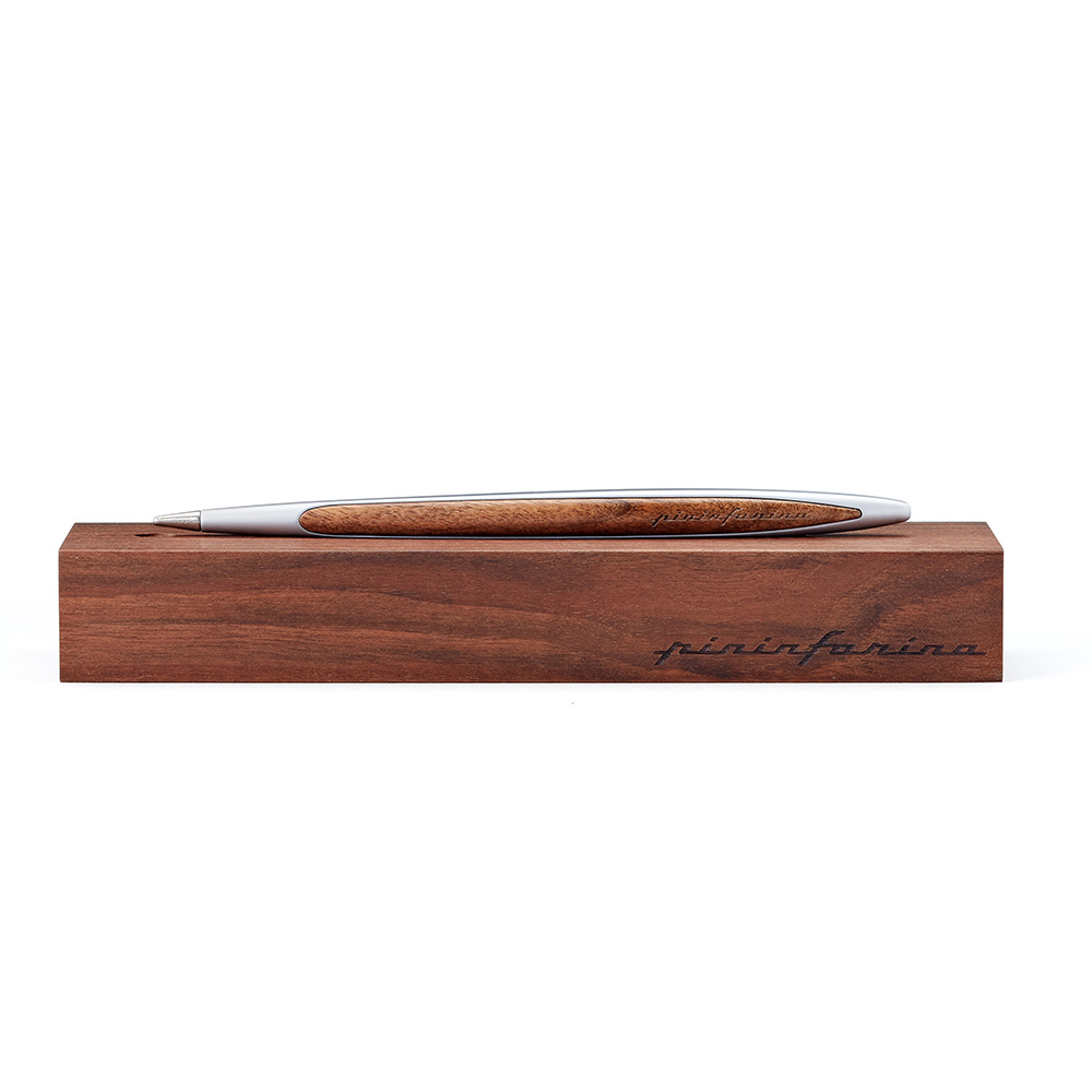 Pininfarina Cambiano Walnut Aluminum Ethergraf Bleistift