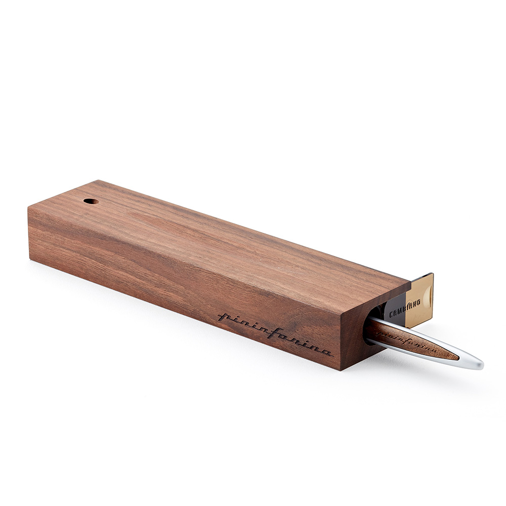 Pininfarina Cambiano Walnut Aluminum Ethergraf Bleistift