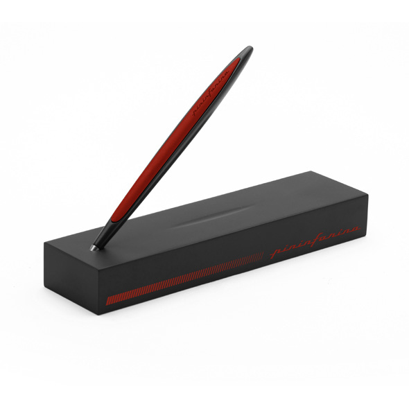 Pininfarina Cambiano Walnut Race Red Ethergraf Bleistift