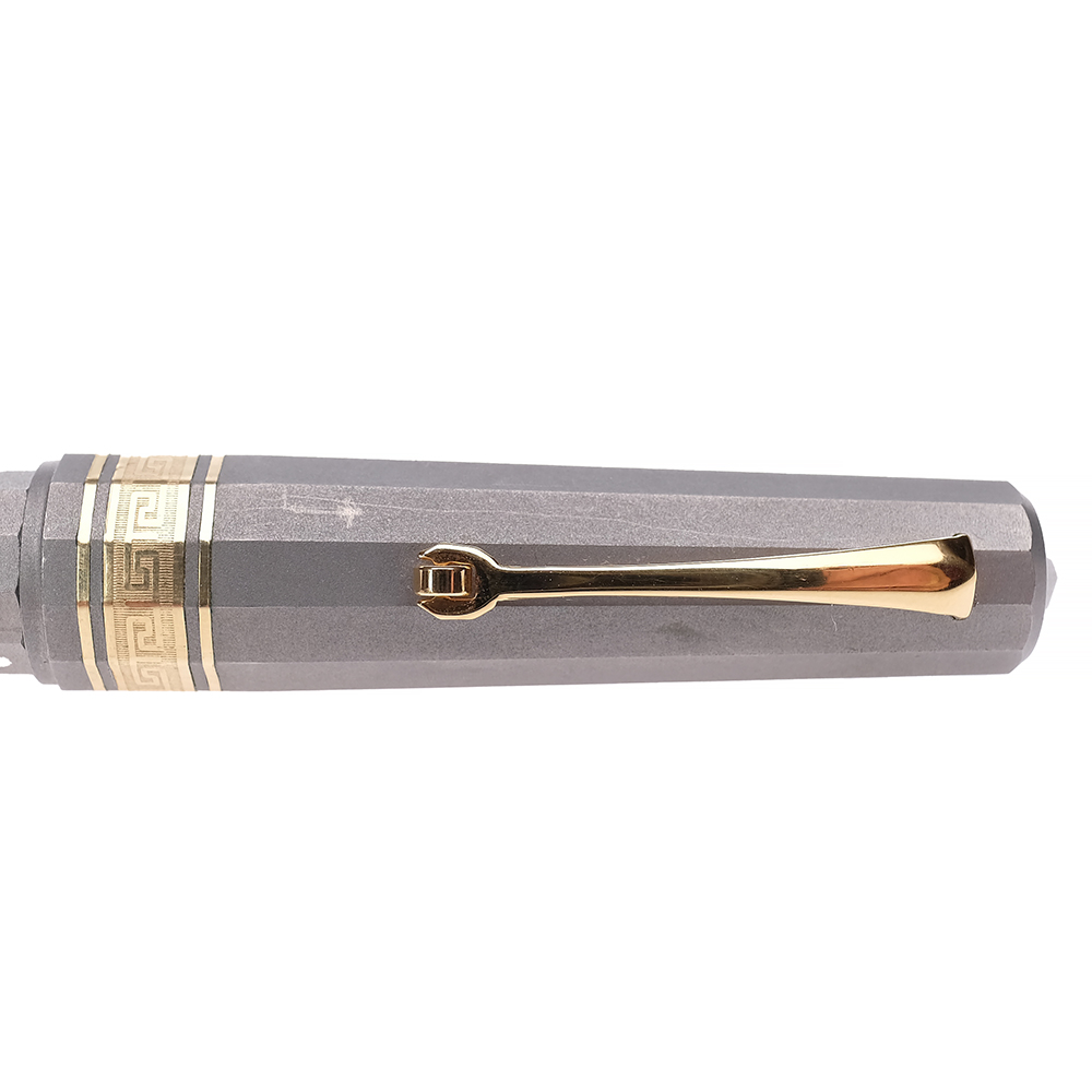 Omas T2 Paragon Titanio Fountain Pen Pre-owned