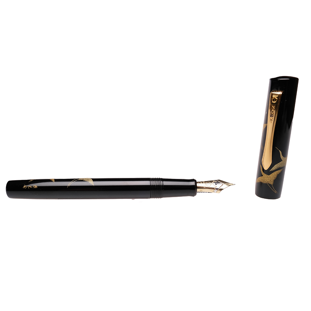 Namiki Yukari Chinkin Tsuru Crane Reservoarpenna Pre-owned