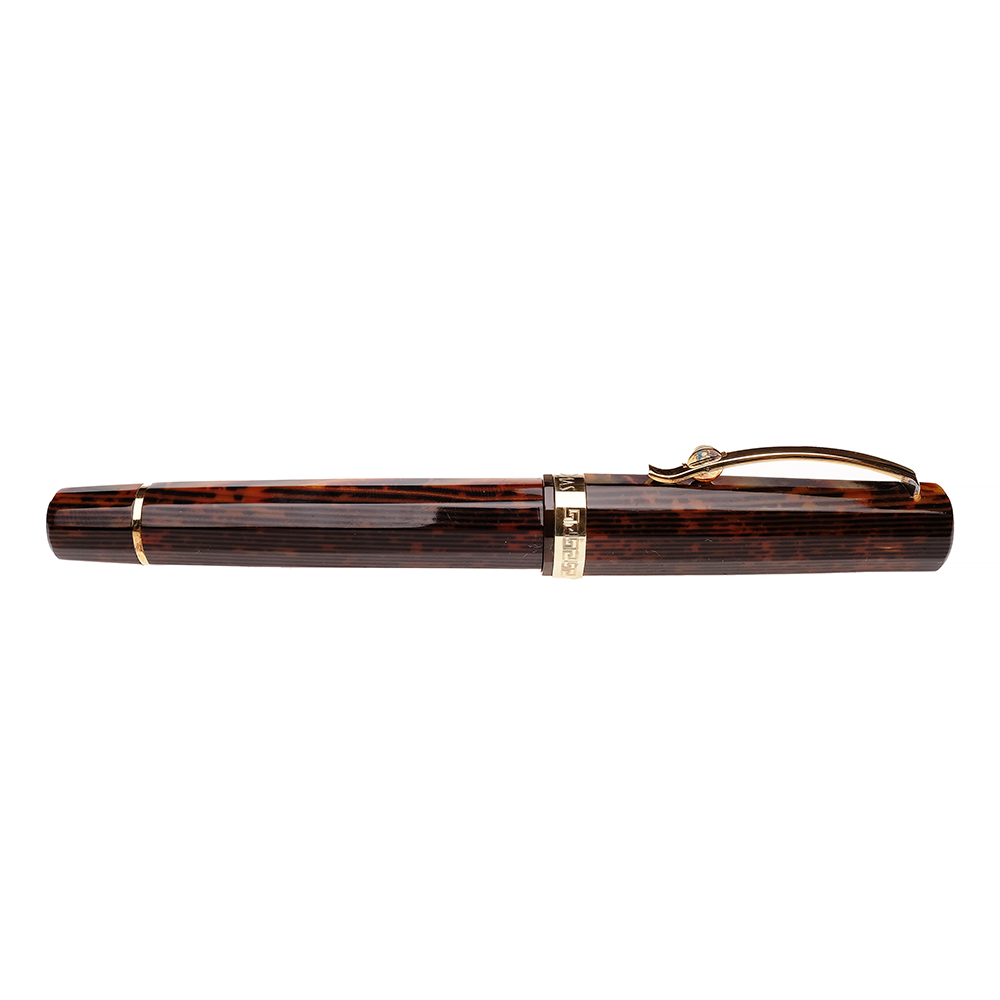 Omas Paragon Arco Brown Celluloid Fountain Pen Pre-owned
