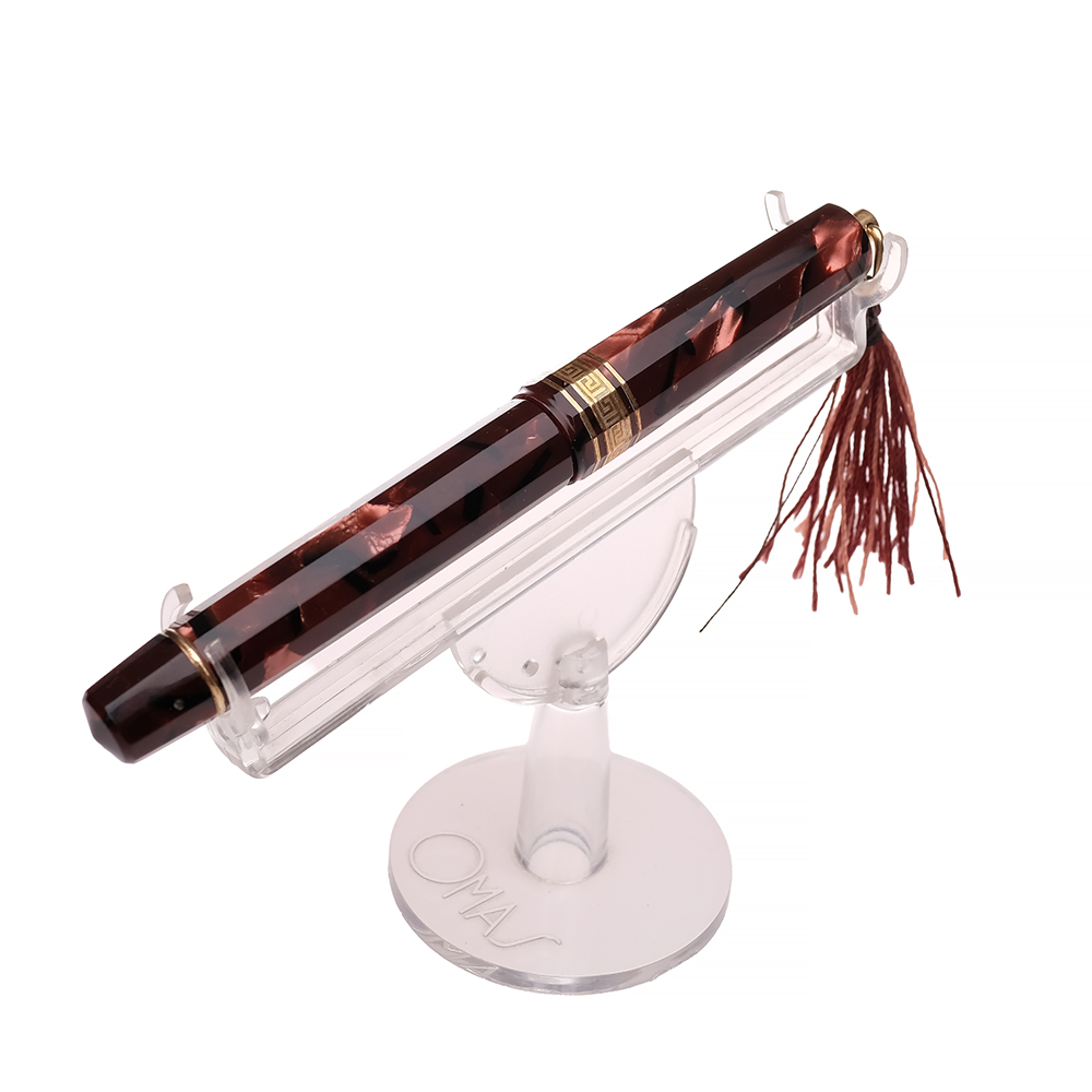 Omas Princess Scarlet Red Celluloid Fountain Pen Pre-owned