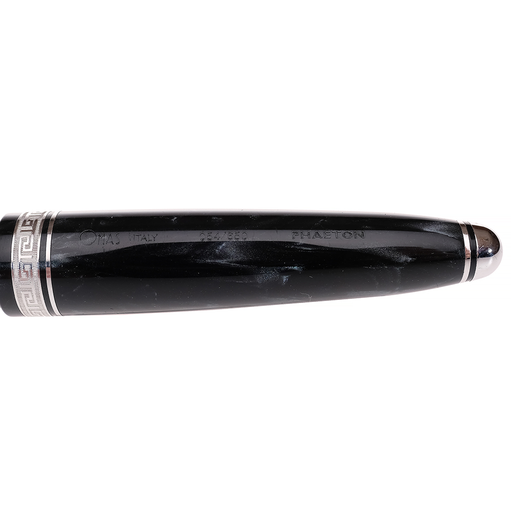 Omas Phaeton Ogiva Grey Celluloid Limited Edition Fountain Pen Pre-owned