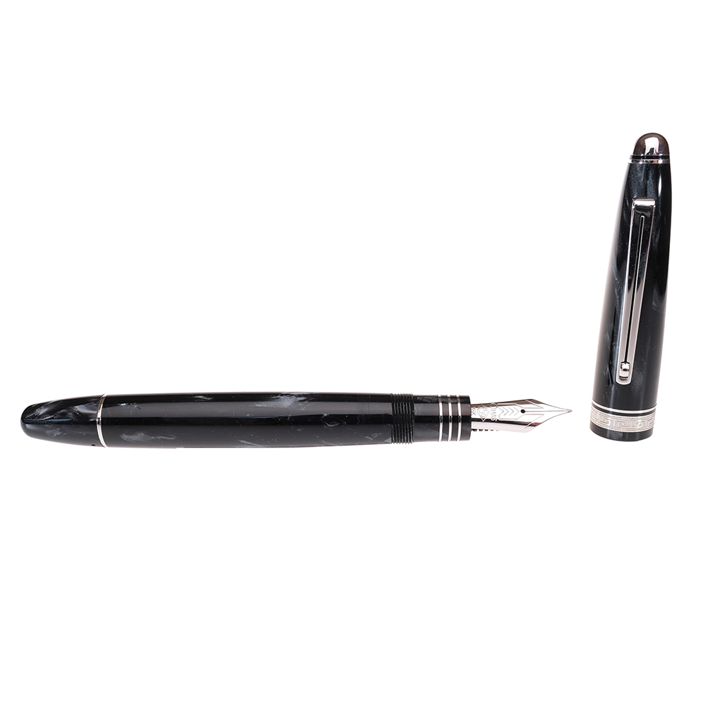Omas Phaeton Ogiva Grey Celluloid Limited Edition Fountain Pen Pre-owned