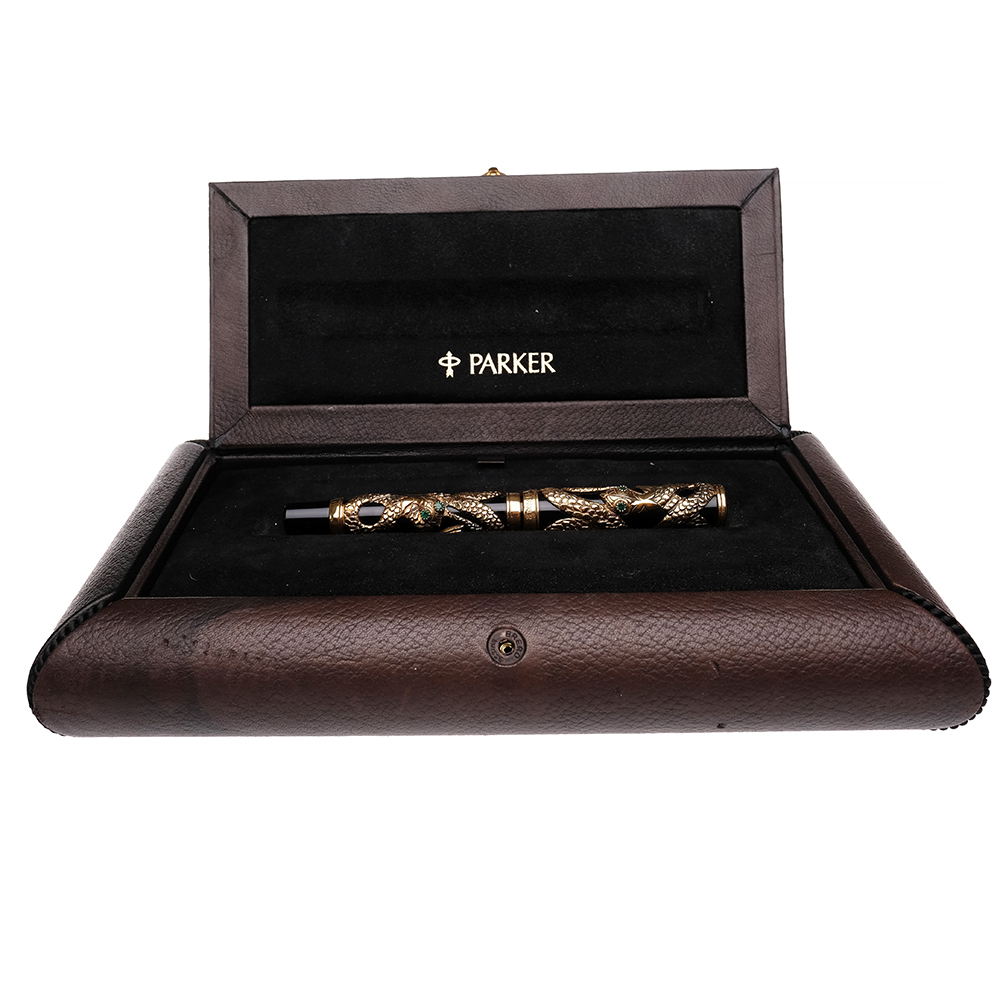 Parker Snake Solid Gold LE Fountain Pen Pre-owned