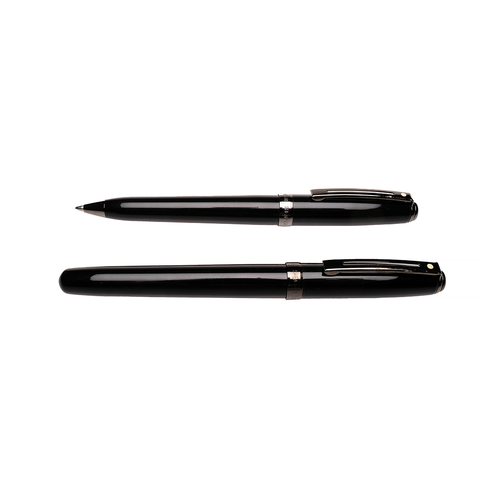 Sheaffer Prelude Black Gunmetal Vulpen en Balpen Set Pre-owned