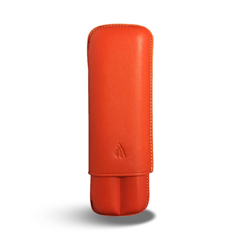 Récife Riviera Collector Orange pen case (double) Récife Riviera Collector Orange pen case (double)
