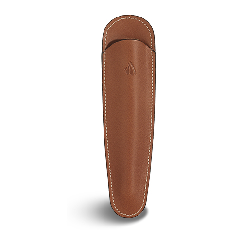 Récife Riviera Large Soft Cognac Pen Pouch (Single) Récife Riviera Large Soft Cognac Pen Pouch (Single)