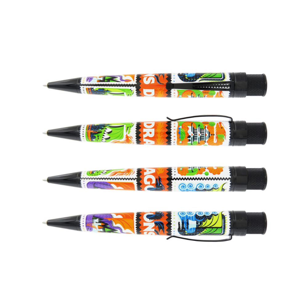 Retro 51 Tornado Big Shot USPS Dragons Rollerball / Ballpoint