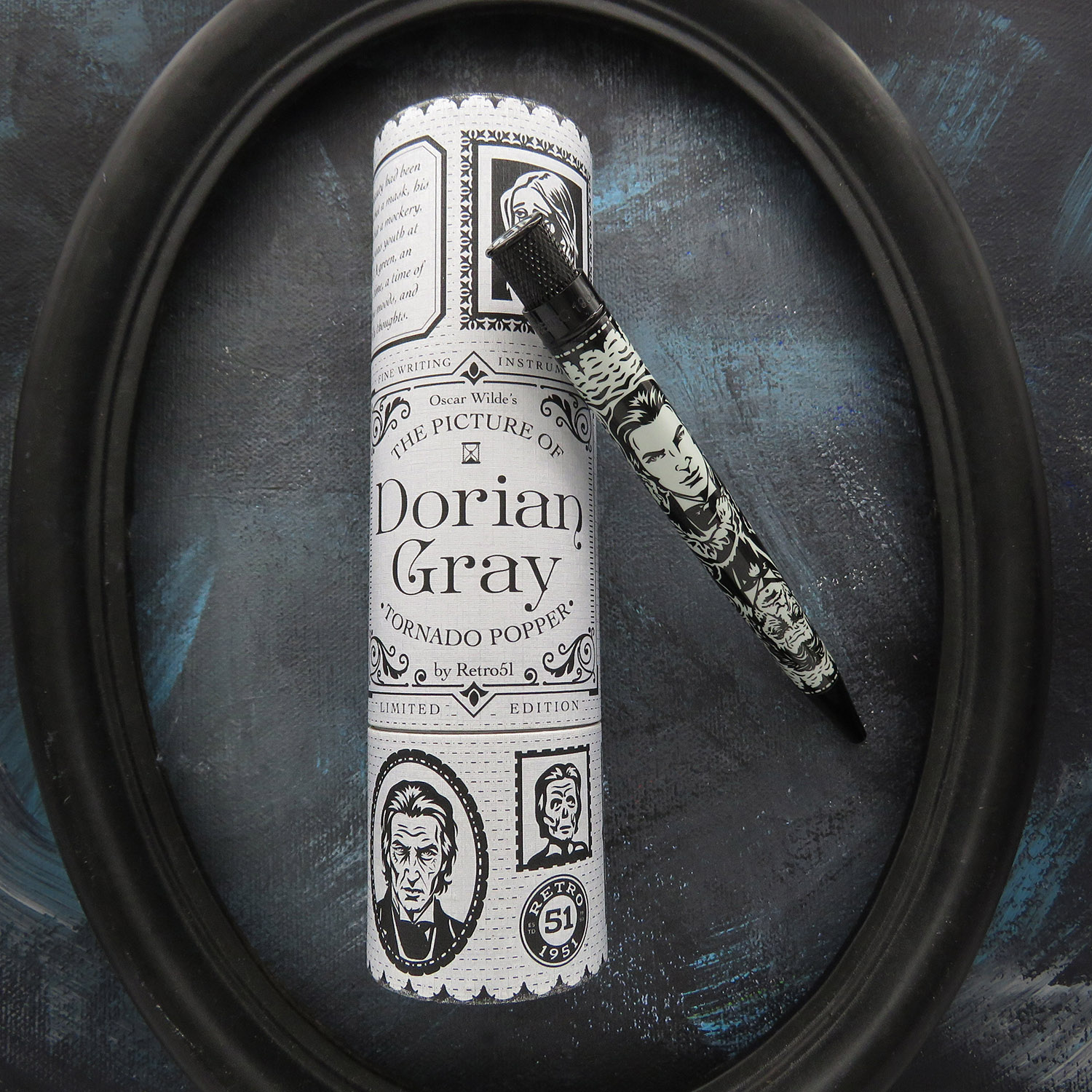Retro 51 Tornado Popper Dorian Gray LE Rollerball / Balpen