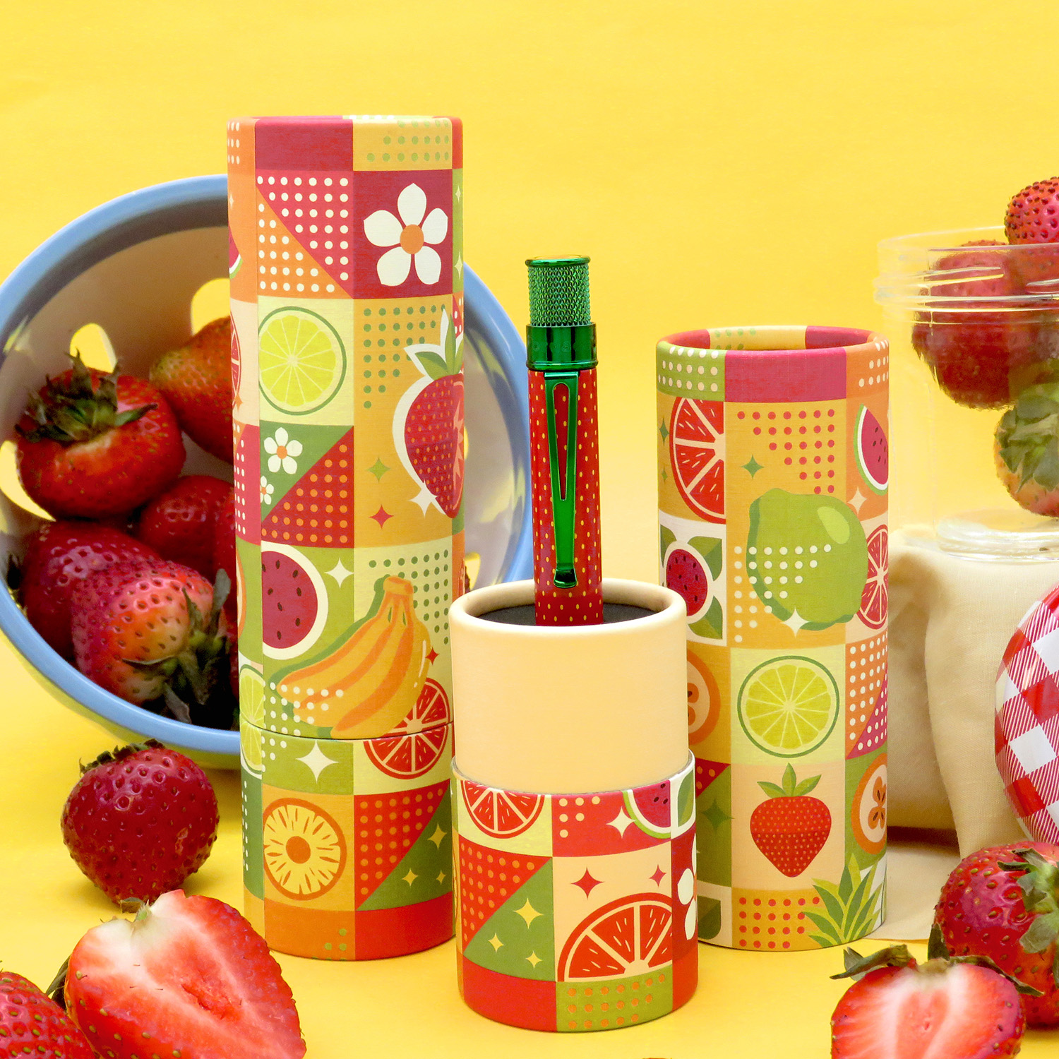 Retro 51 Tornado Fruit Series Strawberry Rollerball / Ballpoint