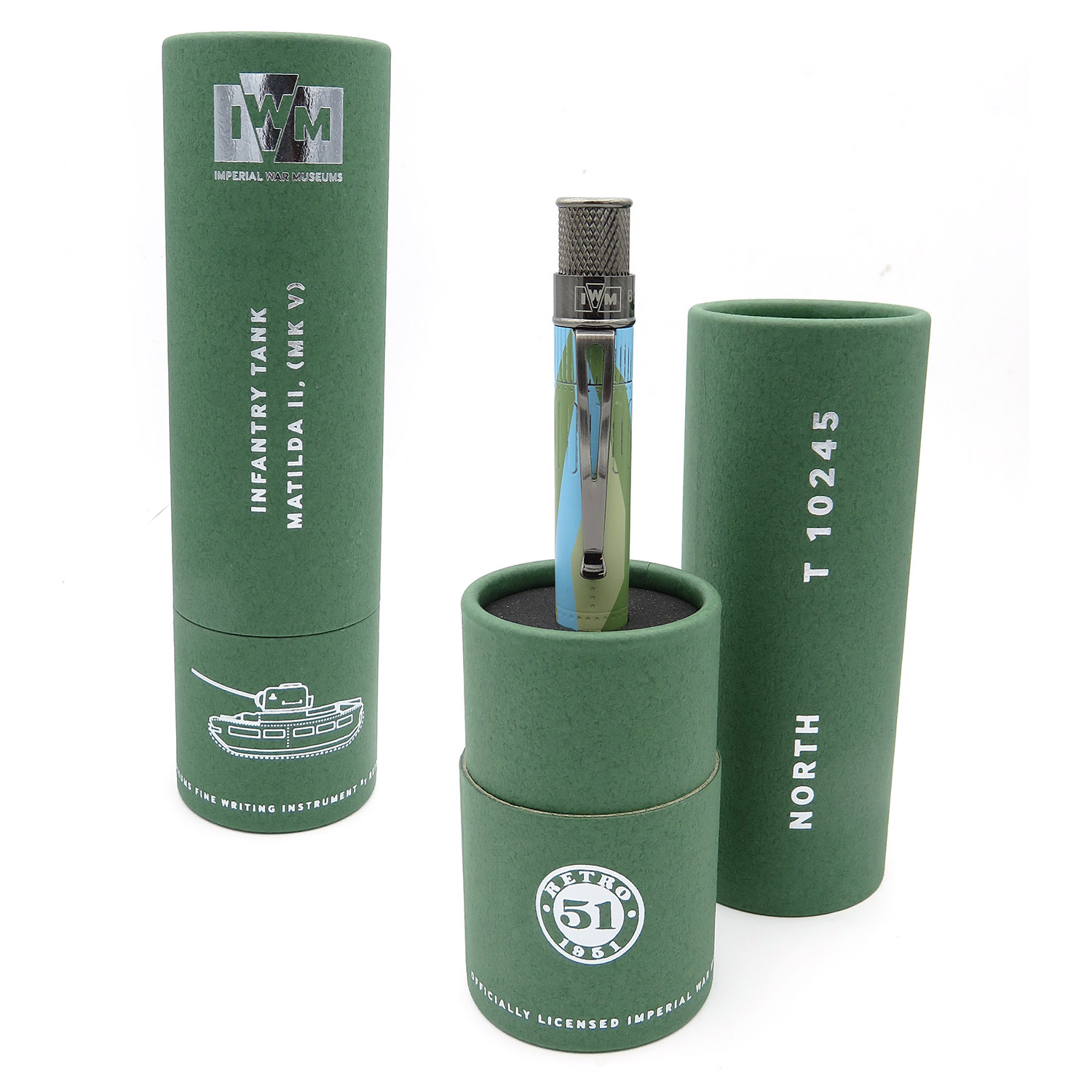 Retro 51 IWM Matilda Infantry Tank Rollerball / Ballpoint