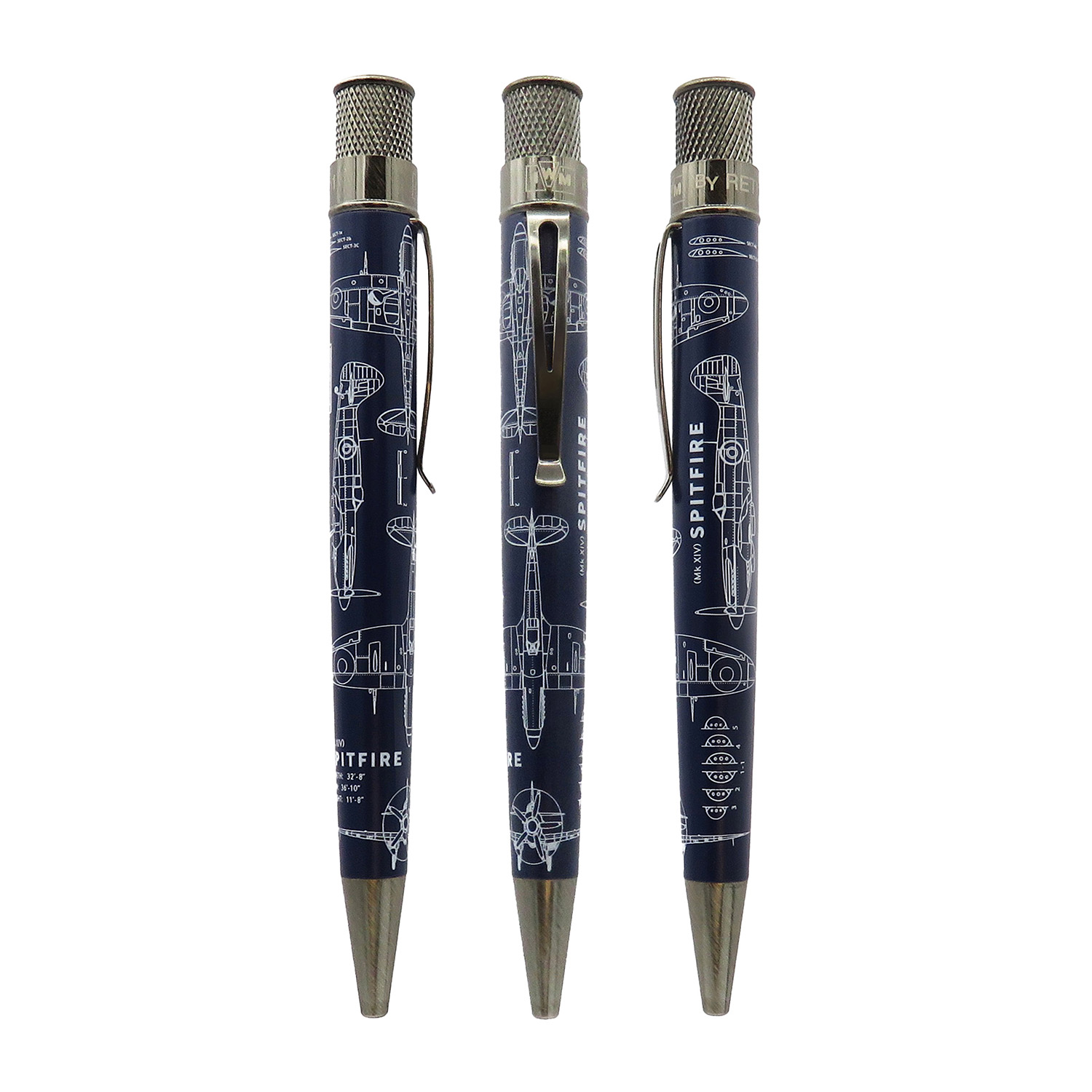Retro 51 Spitfire Blueprint Rollerball / Ballpoint