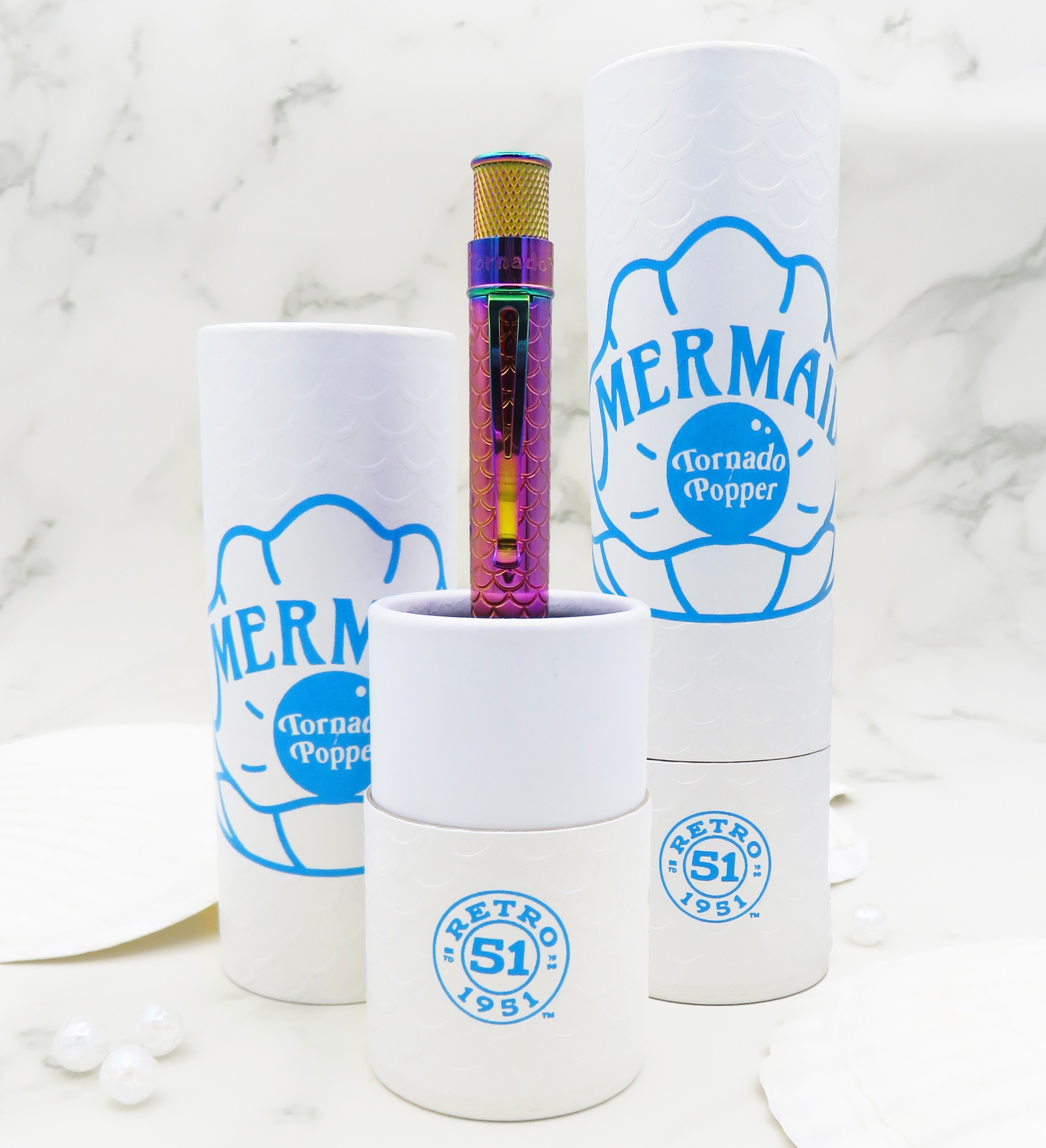 Retro 51 Tornado Popper Mermaid Rollerball / Ballpoint Retro 51 Tornado Popper Mermaid Rollerball / Ballpoint