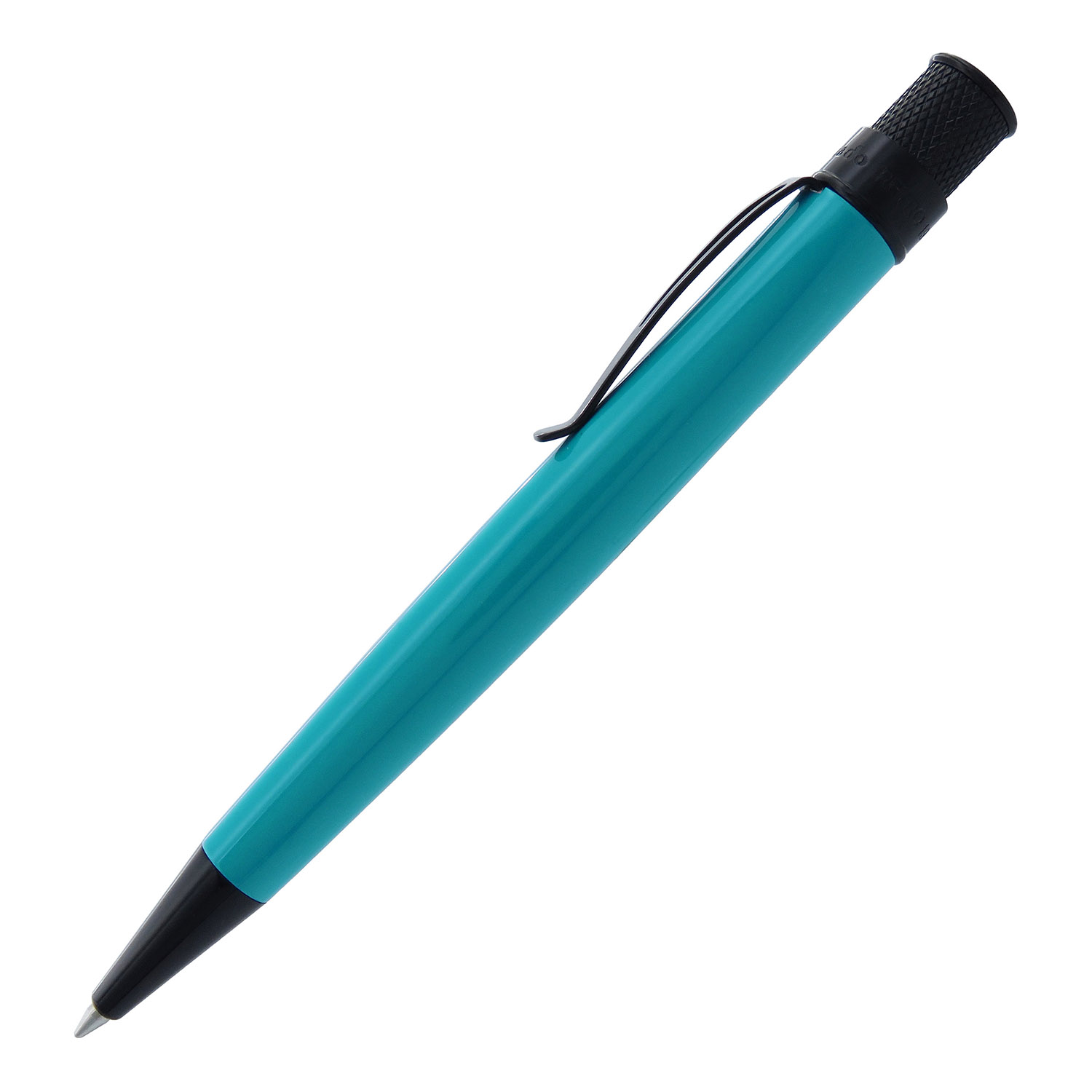 Retro 51 Tornado Stealth Deep Aqua Rollerball / Ballpoint