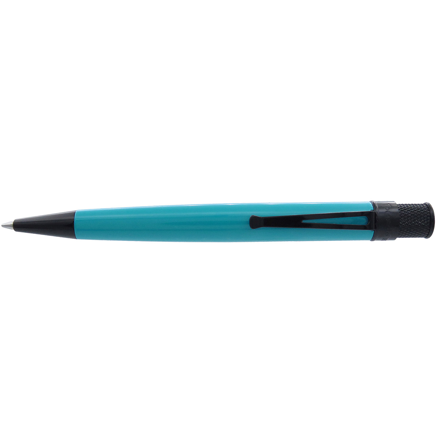 Retro 51 Tornado Stealth Deep Aqua Rollerball / Ballpoint