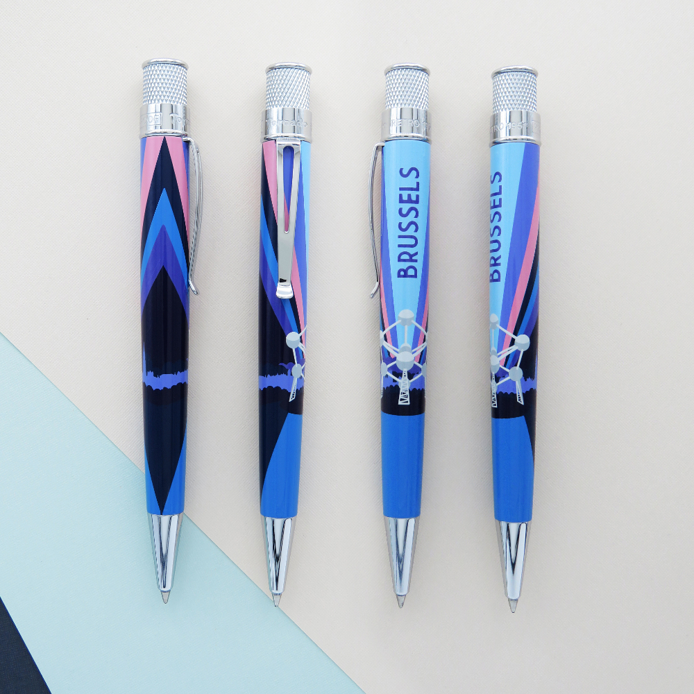 Retro 51 Tornado Popper Brussels Rollerball / Balpen
