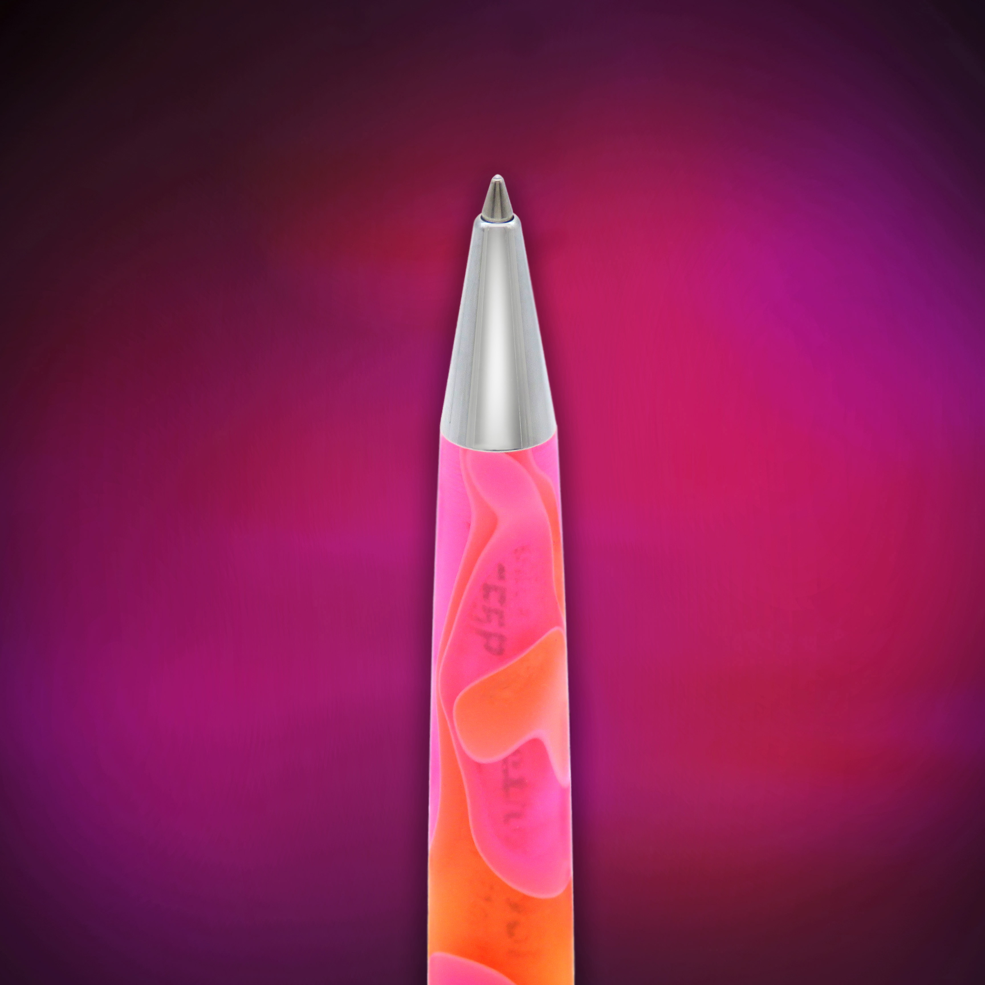 Retro 51 Tornado Acrylic Cosmic Swirl Pink & Orange Rollerball / Balpen