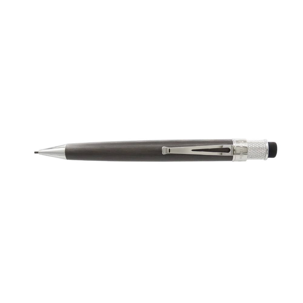 Retro 51 Tornado Platinum Executive Black Nickel Mechanical pencil 1.15mm