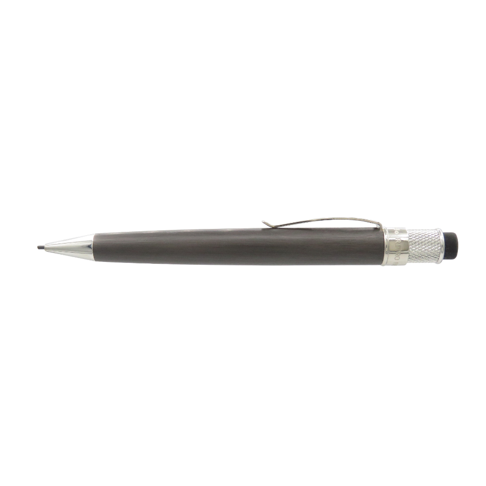 Retro 51 Tornado Platinum Executive Black Nickel Mechanical pencil 1.15mm