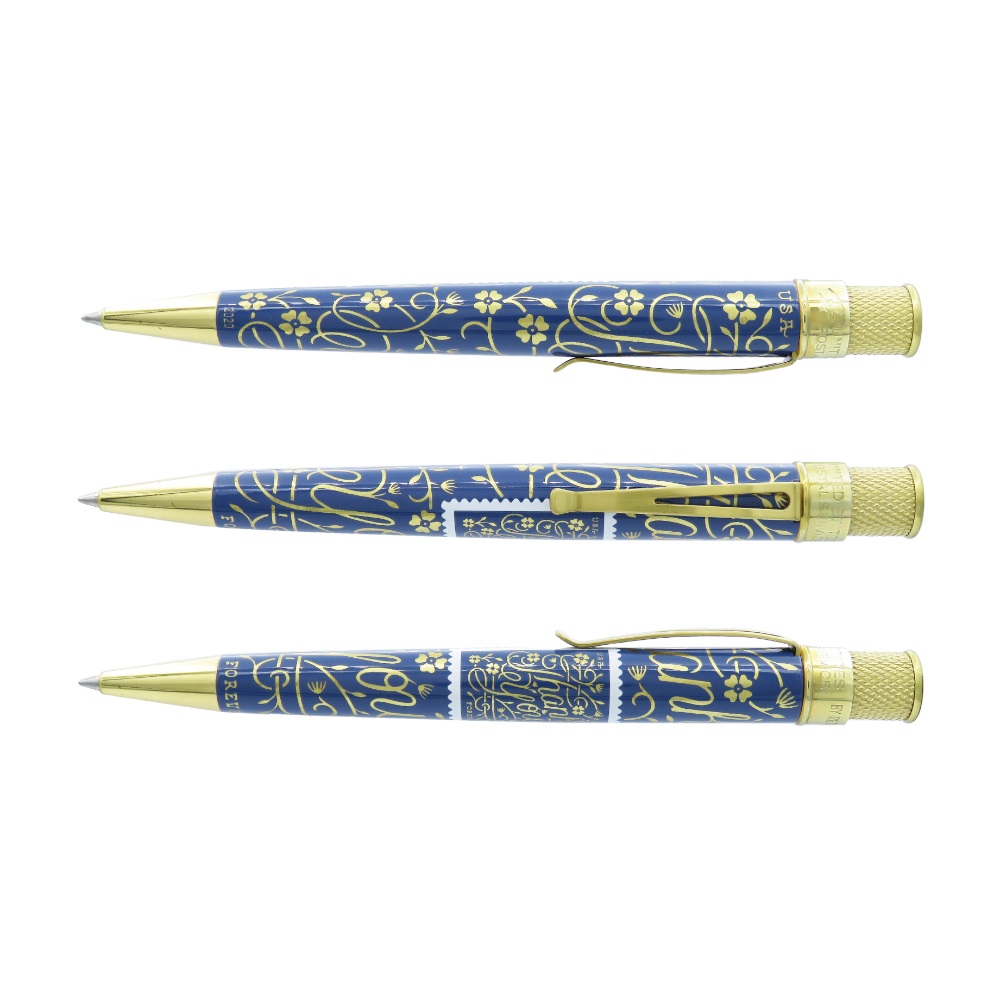 Retro 51 Tornado USPS Thank You Purple Rollerball / Ballpoint