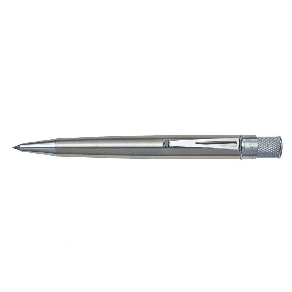 Retro 51 Tornado Classic Stainless Steel Rollerball / Ballpoint