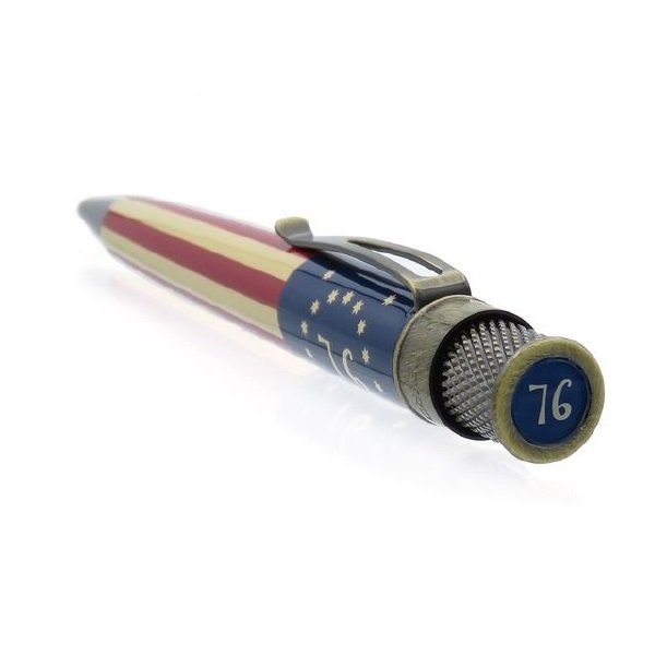 Retro 51 Tornado Vintage Metalsmith Bennington Flag Rollerball / Kugelschreiber
